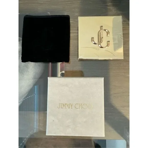Jimmy Choo Gold Compact Purse Mirror - Picture 4 of 4